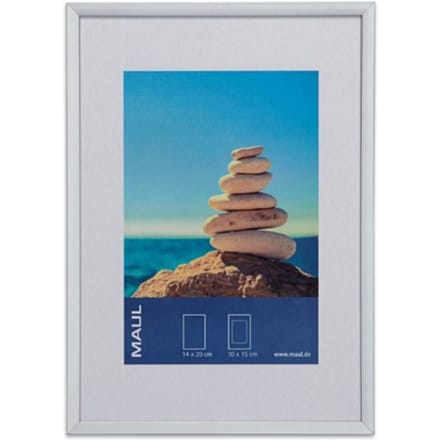 MAUL Fotolijsten MAULdesign aluminium 15 x 21 cm, ca. A5 zilver