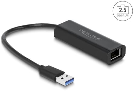 Delock Adapter USB Type-A male to 2.5 Gigabit LAN