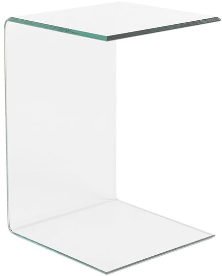 LOURDES - Bijzettafel - Transparant - Veiligheidsglas