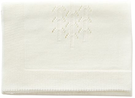Byastrup Gebreide Poppendeken Beige 60x60 Cm