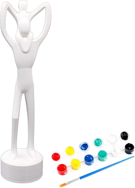 Vaderdag | 'The Dad Trophy' | 27CM | Inclusief Verfset | Verjaardag | Trofee | Standbeeld | Uniek Cadeau