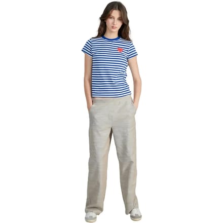 Rechthoekige broek met decoratief motief vrouw 24 Colours