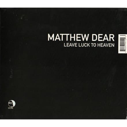 CD MATTHEW DEAR - Leave Luck to Heaven SPC11 Spectral Sound 2003 VS Dans & Electronica Gebruikt white
