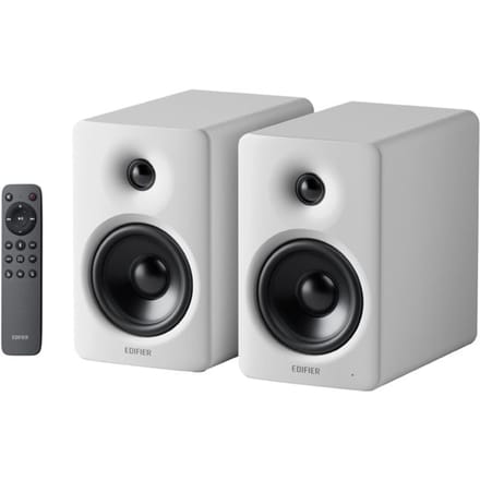 Edifier M90 Compacte Boekenplankluidsprekers, 100W RMS Desktopluidsprekers, Hi-Res Audio, LDAC, Bluetooth 6.0, SUB OUT Aangedreven Luidspreker
