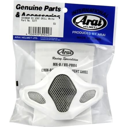 Ventilatie kinrooster buiten voor helm Arai MX-V