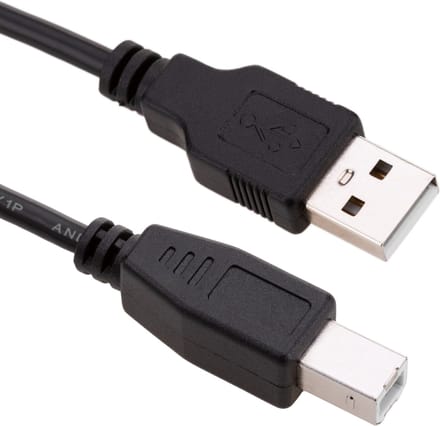 BeMatik - Zwarte USB A Male naar USB B Male Printerkabel 3m