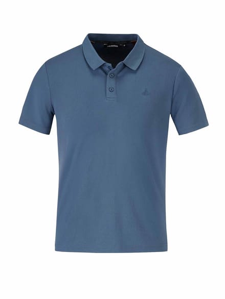 BJØRNSON Polo Shirt Heren - Ademend - Sneldrogend - Maat L - Blauw