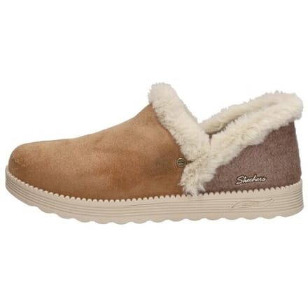 Skechers Arch Fit Dream - Winter Warmth Pantoffels Dicht - Cognac - Maat 36