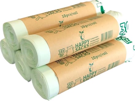 Happy Sacks biozakken 30 liter - 50 stuks