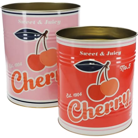 Rex London XL opbergblikjes (set van 2) - Cherry