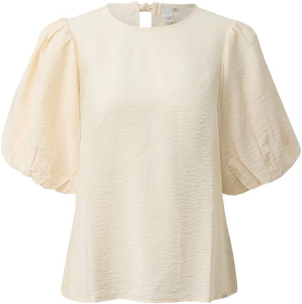 QS - female - Gestructureerde blouse met ballonmouwen