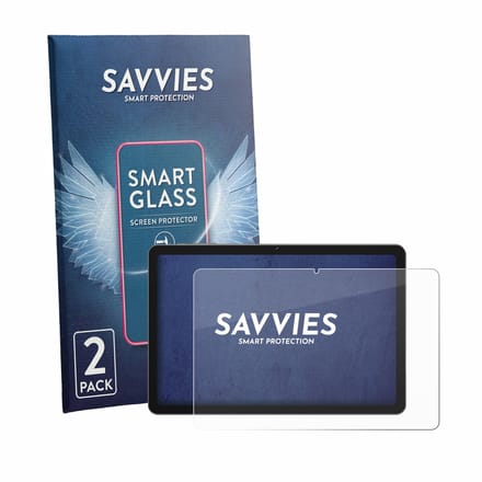 2 Stuks Savvies Screenprotector - geschikt voor BNCF Bpad 10 - beschermfolie glas transparant