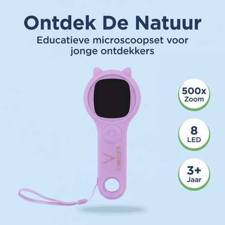 Kindermicroscoop met insecten kit.