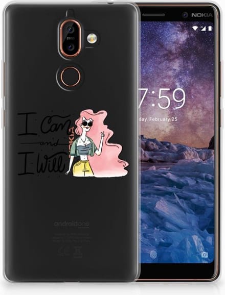Nokia 7 Plus Telefoonhoesje met Naam i Can
