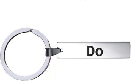 Sleutelhanger Met Naam - Do - RVS