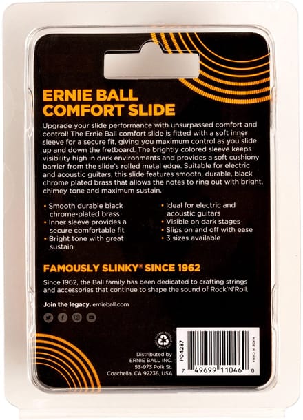 Ernie Ball EB4287 Comfort Slide small - Bottleneck