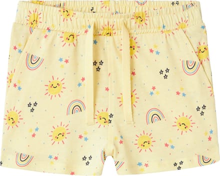 Name it short meisjes - geel - regenboog - NMFvigga - maat 98