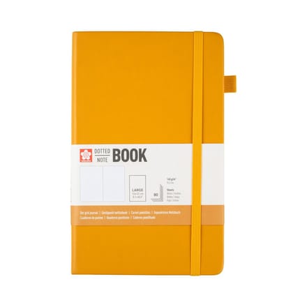 Sakura Notitieboek - A5 Dot Grid � Harde Kaft � 140 g/m� Papier � Japanse Kerria � 21 x 14 cm