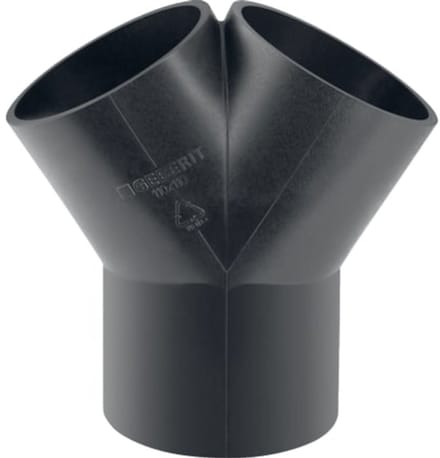 Geberit PE broekstuk 2 x 30°, DN 56 / 50, 363.462.16.1