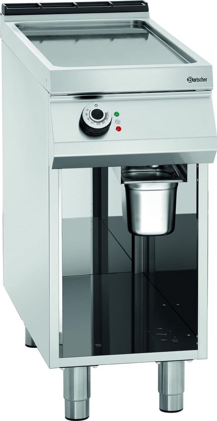 Bartscher Bakplaat 900 - Glad braadoppervlak - Elektro - 7-5 kW - 400x900x900mm