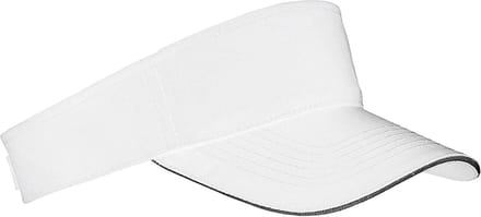 Sol's - Zonneklep - Zonnepet - Zonnecap - Dames - Heren - Klittenbandsluiting - Verstelbaar - One-size - wit