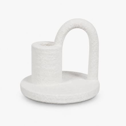 Sconce Kandelaar Keramiek - Wit - ⌀ 13 cm