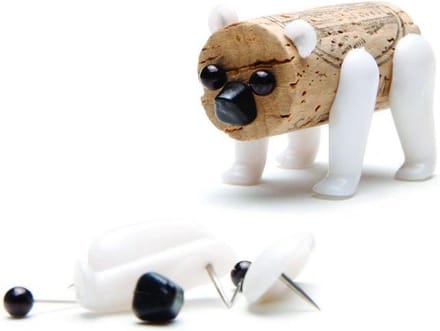 Monkey Business kurkversiering Corkers Animals - IJsbeer