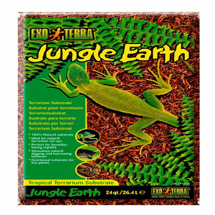 Exo terra tropischsubstraat jungle 26,4 - Bodembedekking - naturel