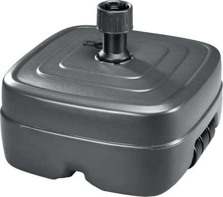 Parasolvoet PE Paraplubak 45 liter 856-15 Antraciet Kunstbodem 2 kg Parasolvoet