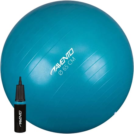 Avento Fitness/Gymbal + Pomp - Ø 65cm - Blauw