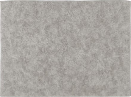 Placemat TROJA - SET/6 - kunstleer - 33x45 cm, zilver