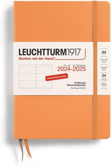 Weekkalender A5 18 Maanden 2024-2025 Hardcover