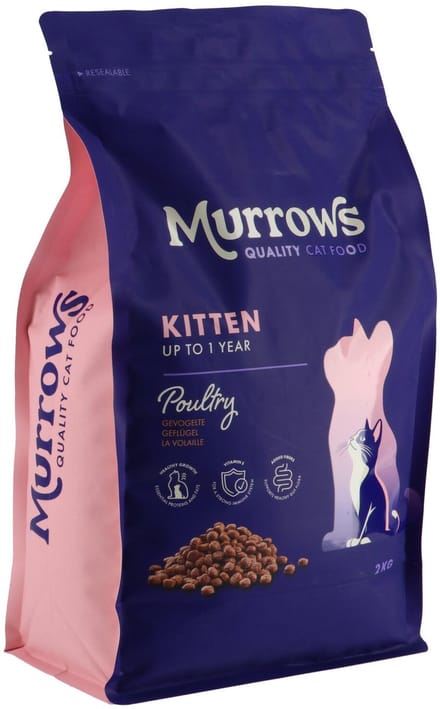 Murrows Kitten Gevogelte - Kattenvoer - 2 kg