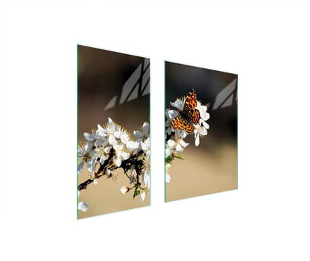 TMK ArtDeko - Snijplank Serie - Beschermende Glasplaat - 75x52 cm - Modern Ontwerp - Stevige Constructie