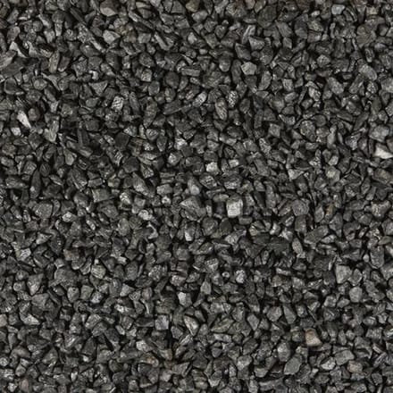 35 stuks! Basalt split zwart 8/11 mm 20 kg Gardenlux