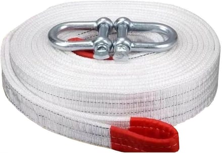 Sleepkabel - Trekkoord - Voertuig redding - Heavy Duty - 5 meter - Wit