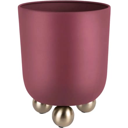 Present Time Bloempot Estilo Medium - Rood - 23x23x28cm - Modern
