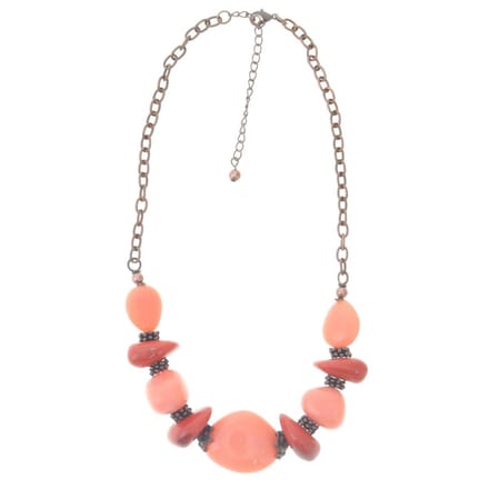 Behave - Kralen Ketting - Rood - 42 cm