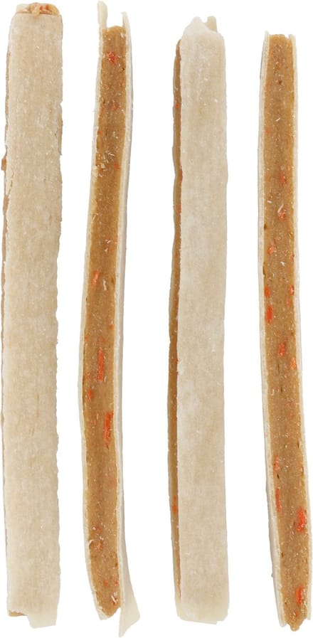HAPKI SUSHI STRIPS MET WORTELEN & VIS 85GR