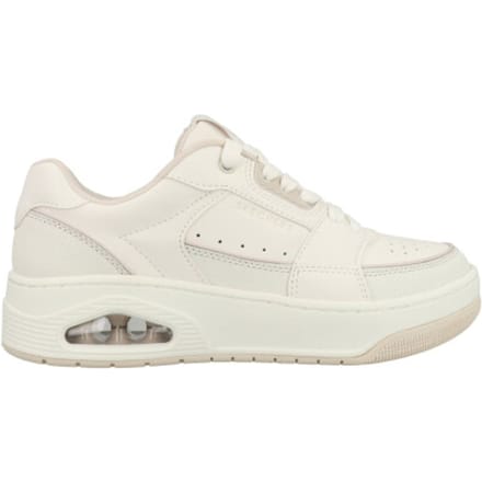Skechers Uno Court - Courted Style Dames Sneakers - Wit