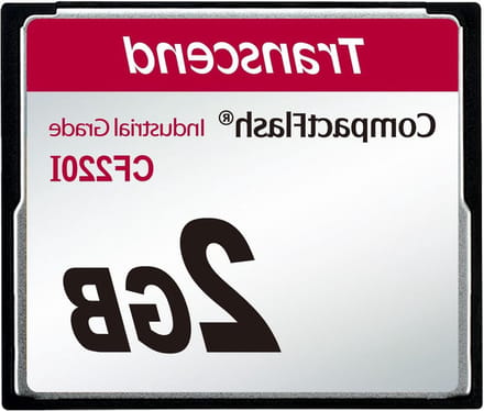 Geheugenkaart - CompactFlash opslag - Industrieel gebruik - Breed temperatuurbereik - 2GB - Zwart