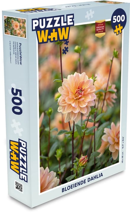 Puzzel Bloeiende dahlia - Legpuzzel - Puzzel 500 stukjes