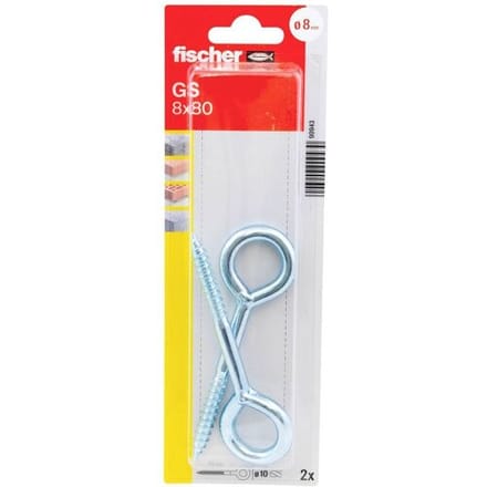 Fischer Metalen Universele Schroefoog Gs 8x100mm 2st.