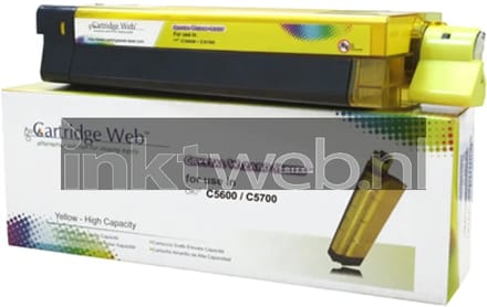 Huismerk Oki C5600 / C5700 geel (Huismerk (compatible))
