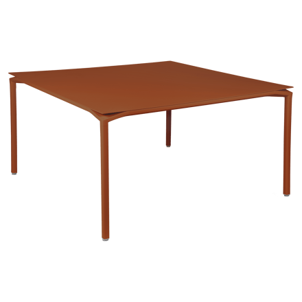 Fermob CALVI Tafel  - E2 gekonfijte sinaasappel - 140 x 140 cm