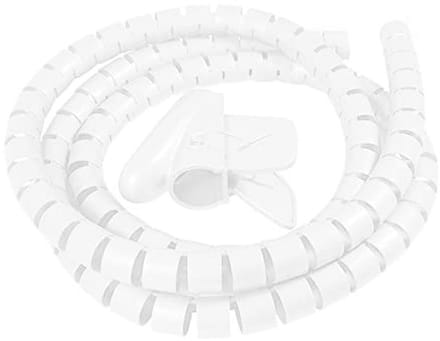 Flexibele 16mm Spiraalkabelorganizer voor Kabelbeheer - Kabelslang en Afscheiding voor Draadbescherming - 3 Meter Wit