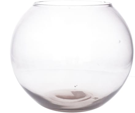 Mica Decorations Babet Bol Vaas - H23 x Ø30 cm - Transparant