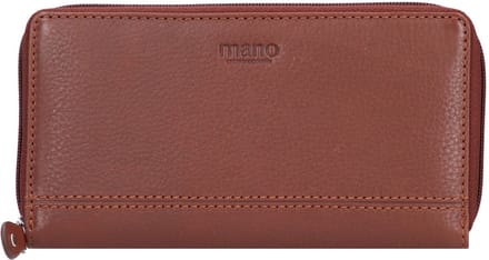 mano Don Montez Leren Portemonnee 18,5 cm - Dames - Horizontaal - cognac