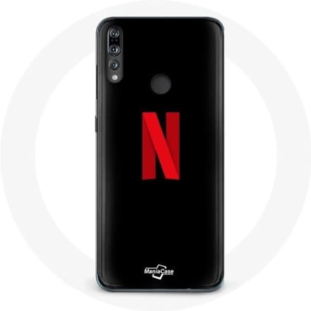 Coque - Huawei - P30 Lite - Logo Netflix - Souple - Protection noir