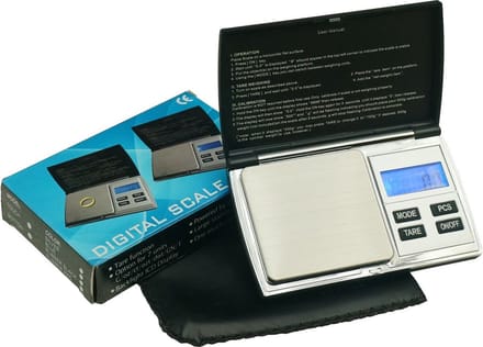 Onyx Pocketweegschaal (1000g x 0,1g)